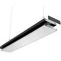 ISOLED LED Langfeldleuchte, 120x20cm, PowerSwitch 25|30|35|40W, ColorSwitch 3000|4000|5000K, 4770lm, UGR<19, 2H/2H, IP40, dimmbar