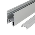 ISOLED LED Leuchtenprofil HALON, mit einklickbarem Kühlstreifen, 200cm, silber