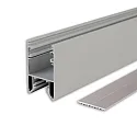 ISOLED LED Leuchtenprofil HALON, Kühlstreifen schiebbar, 200cm, silber