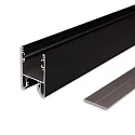 ISOLED LED Leuchtenprofil HALON, Kühlstreifen schiebbar, 200cm, schwarz