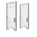Endkappe EC121 für Leuchtenprofil HALON mit U-Cover C68, mit Lichtfalle, 2 Stück, weiß