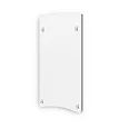 Endkappe EC124 für Leuchtenprofil HALON mit Cover C29/C61, weiß
