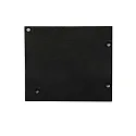 Endkappe EC127 für Gardinenprofil CURTAIN 10 ONE mit VISOR, 1 Paar (links & rechts), schwarz