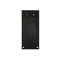Endkappe EC130 für Gardinenprofil CURTAIN 10 ONE HIGH, 2 Stück, schwarz