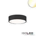 LED Deckenleuchte DN400 PHASE, IP44, Ø 40cm, 20/30W (multi) 2700-4000K (CCT-Switch) 3600lm 100°, UGR<19, Phasen dimmbar