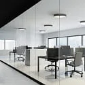 ceiling luminaire DN400 PHASE CCT Switch, multipower IP44, black dimmable