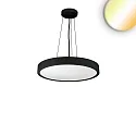 LED Hängeleuchte DN400, 20W|30W, 2700|3000|4000K, 3600lm, UGR<19, 2H, IP44, dimmbar, schwarz