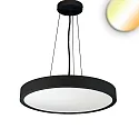 LED Hängeleuchte DN800 UP&DOWN, 70W+6W, 2700|3000|4000K, 8850lm, UGR<19, 2H, IP44, DALI dimmbar, schwarz