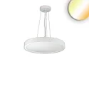 LED Hängeleuchte DN400 UP&DOWN, 30W+3W, 2700|3000|4000K, 3830lm, UGR<19, 2H, IP44, DALI dimmbar, weiß