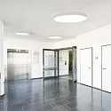 ISOLED LED Deckenleuchte DN600 PHASE, IP44, Ø 60cm, 40/50W (multi) 2700-4000K (CCT-Switch) 6000lm 100°, UGR<19, dimmbar, weiß