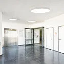 ISOLED LED Deckenleuchte DN600 PHASE, IP44, Ø 60cm, 40/50W (multi) 2700-4000K (CCT-Switch) 6000lm 100°, UGR<19, dimmbar, weiß