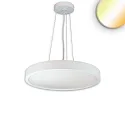 LED Hängeleuchte DN600, 40W|50W, 2700|3000|4000K, 6000lm, UGR<19, 2H, IP44, dimmbar, weiß