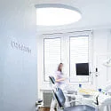 ISOLED LED Deckenleuchte DN1000 PHASE, IP44, Ø 100cm, 80/100W (multi) 2700-4000K (CCT-Switch) 12000lm 100°, UGR<19, dimmbar, weiß