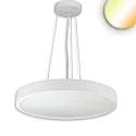LED Hängeleuchte DN1000, 80W|100W, 2700|3000|4000K, 12000lm, UGR<19, 2H, IP44, dimmbar, weiß
