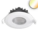 LED Einbaustrahler VARIO-68, 60°, 6W, 2700|3000|4000|6000K, 580lm, IP65, weiß