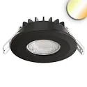 LED Einbaustrahler VARIO-68, 60°, 6W, 2700|3000|4000|6000K, 580lm, IP65, schwarz