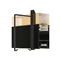 ISOLED bracket HALON Z64, black