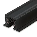 3-Phasen Einbau-Stromschiene CLASSIC, IP20, 200cm, Aluminium, schwarz