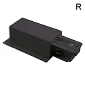 3-Phasen CLASSIC RECESSED – Seiten-Einspeisung, N-Leiter links, Schutzleiter rechts, IP20, Kunststoff, schwarz