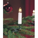 Konstsmide Baumkette TOPBIRNE, 35-flammig, 3W, IP20, dimmbar, mit teilbarem Stecker, weiß, Lichtfarbe warmweiß
