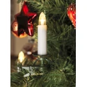 Konstsmide LED Baumkette TOPBIRNE, 16-flammig, 3,2W, IP20, mit teilbarem Stecker, weiß, Lichtfarbe warmweiß