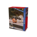 Konstsmide LED Lichterkette MICRO, 400 LED, 6W, 2200K, 800lm, IP44, mit Kabelaufroller, schwarz/rot, Lichtfarbe bernstein