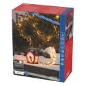 LED Lichterkette MICRO COMPACTLIGHTS, 400 LED, 6W, 2600K, IP44, mit Kabelaufroller, schwarz/rot, Lichtfarbe warmweiß