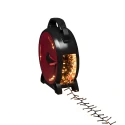 LED Lichterkette MICRO COMPACTLIGHTS, 1000 LED, 9W, 2200K, IP44, mit Kabelaufroller, schwarz/rot, Lichtfarbe bernstein