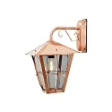 Konstsmide Wandleuchte FENIX DOWN, E27 max. 100W, Massiv-Kupfer / Rauch-Acrylglas