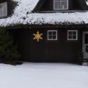 Konstsmide LED Dekoleuchte SCHNEEFLOCKE, 70 LED, 1,35W, 2000-2200K, 89,68lm, IP44, dimmbar, weiß, Lichtfarbe bernstein