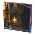 Konstsmide LED Dekoleuchte SCHNEEFLOCKE, 150 LED, 4,5W, 2000-2200K, 131,4lm, IP44, dimmbar, weiß, Lichtfarbe bernstein