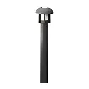 Wegeleuchte HEIMDAL, E27 max. 60W, Schwarz, Aluminium / Opalglas