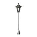 Konstsmide VIRGO Leuchtenkopf KLEIN, E27 max. 100W, Schwarz, Aluminium / Rauch-Acrylglas