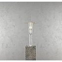 Konstsmide Pedestal light MODE, protected against vandalism, E27 max. 60W, galvanised steel, clear polycarbonate glass