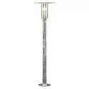 Konstsmide Path luminaire MODE, protected against vandalism, E27 max. 60W, galvanised steel, clear polycarbonate glass