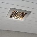 Konstsmide Decken-Einbauleuchte, IP23, E27 max.75W, Edelstahl 304 / Aluminium