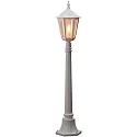 Wegeleuchte FIRENZE, E27 max. 100W, Weiß, Aluminium / Klarglas