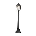 Path luminaire PARMA, E27 max. 75W, black aluminium / clear acrylic glass