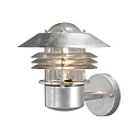 Außen-Wandleuchte MODENA UP MEDIUM, E27 max. 60W, Stahl galvanisiert / Klarglas