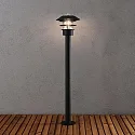 Wegeleuchte MODENA, E27 max. 60W, Schwarz, Aluminium / Klarglas
