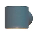 Außen-Wandleuchte MODENA Round, Up/Down, G9 max. 25W, Grau, Aluminium / Klarglas