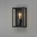 Konstsmide wall luminaire CARPI E27 IP44, black dimmable