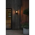 Konstsmide wall luminaire CARPI E27 IP44, black dimmable