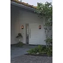 Konstsmide glass for CARPI E27 IP44, black dimmable