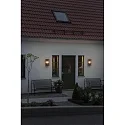 Konstsmide outdoor wall luminaire CARPI E27 IP44, brass dimmable