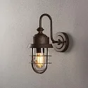 Konstsmide outdoor wall luminaire CERIGNOLA  E27 IP44, rust dimmable