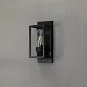 Konstsmide LED Aussenwandleuchte TRANI, E27, IP44, mit Dämmerungssensor, schwarz/Glas klar