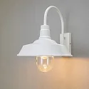outdoor wall luminaire TRAPANI down, large, round E27 IP44, black dimmable