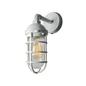 outdoor wall luminaire OLBIA down, round, long E27 IP44, white dimmable