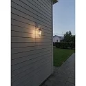 outdoor wall luminaire OLBIA down, round, long E27 IP44, white dimmable